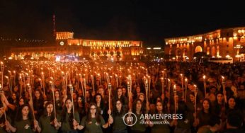 Факельное шествие в этом году начнется с площади Республики