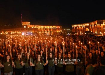 Факельное шествие в этом году начнется с площади Республики