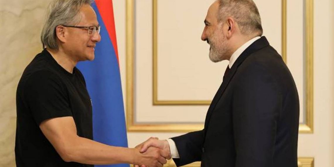 Премьер-министр Пашинян принял основателя и генерального директора компании Nvidia Дженсена Хуанга