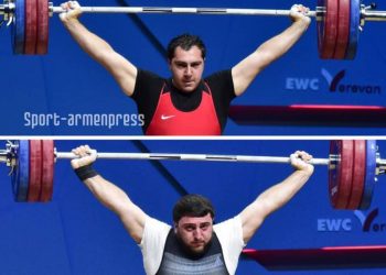 Давид Ованнисян завоевал золото, а Ара Аганян — серебро: ЧЕ по тяжелой атлетике