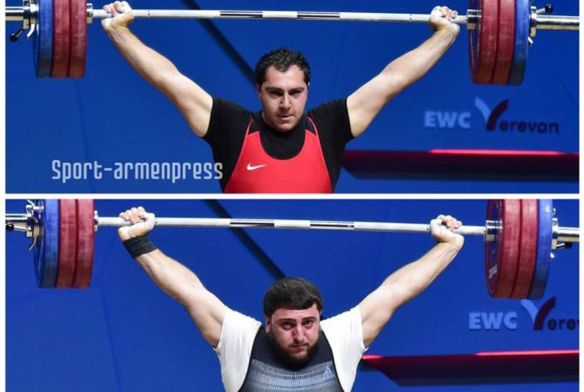 Давид Ованнисян завоевал золото, а Ара Аганян — серебро: ЧЕ по тяжелой атлетике