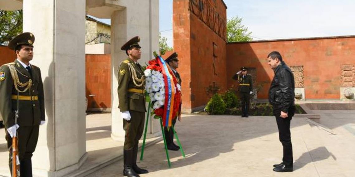 Президент Арцаха воздал дань памяти жертвам Геноцида армян