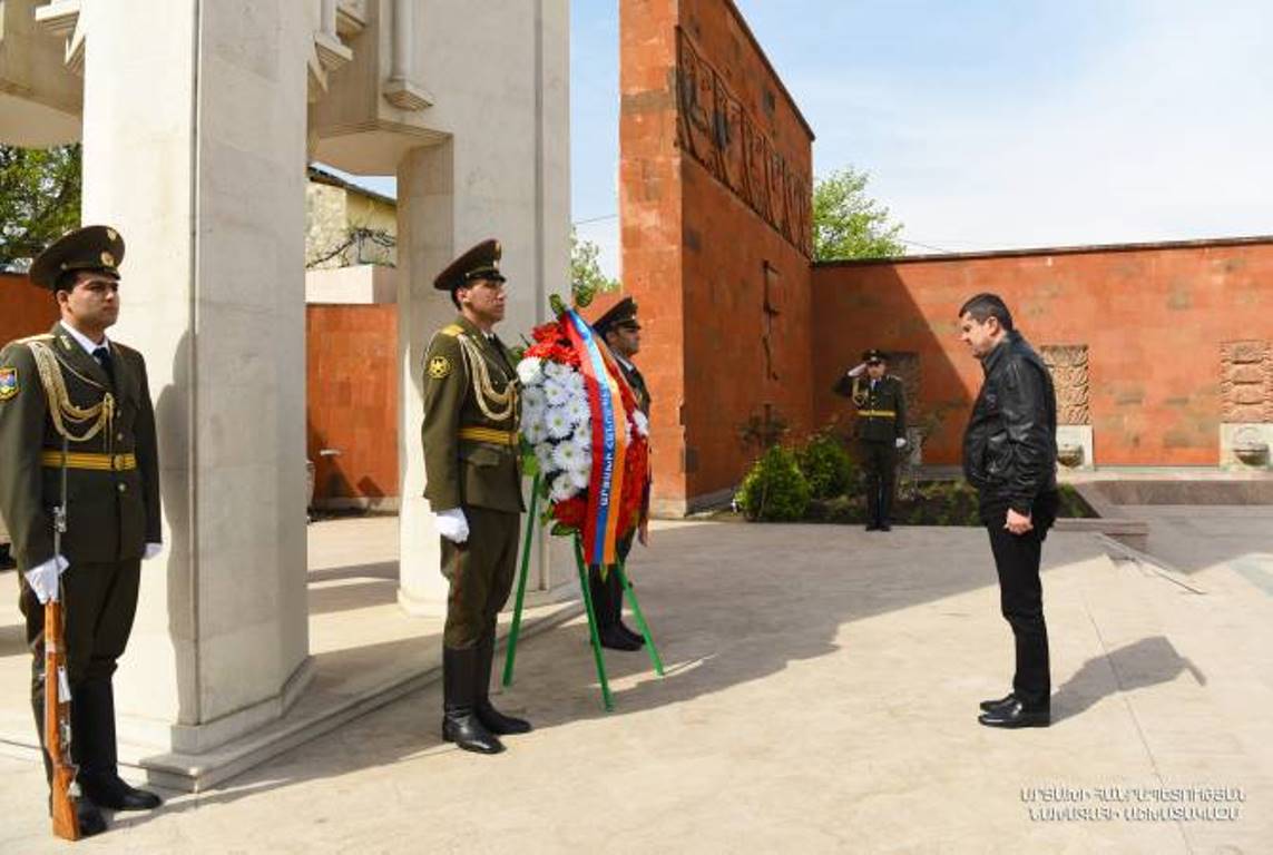 Президент Арцаха воздал дань памяти жертвам Геноцида армян