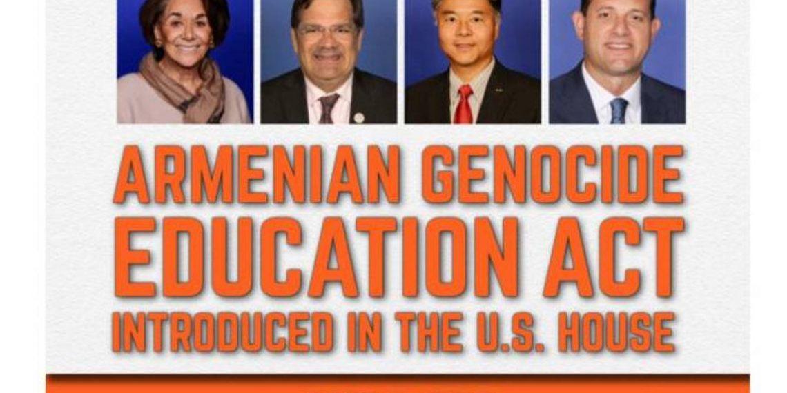 24 апреля несколько конгрессменов США представили в Палату представителей Образовательный акт о Геноциде армян