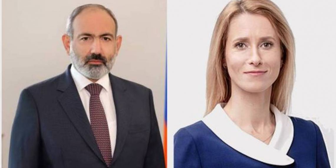 Премьер-министр Армении поздравил коллегу Эстонии в связи с вступлением на должность