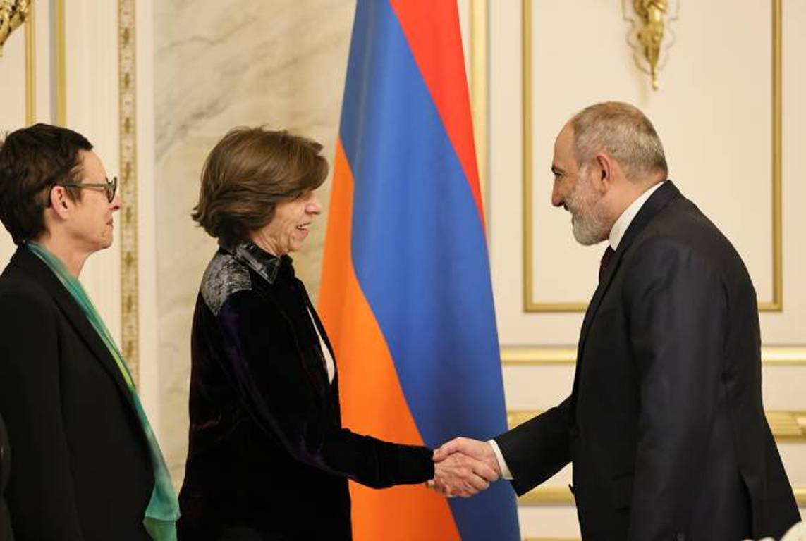 Премьер-министр Пашинян принял министра иностранных дел Франции Катрин Колонну