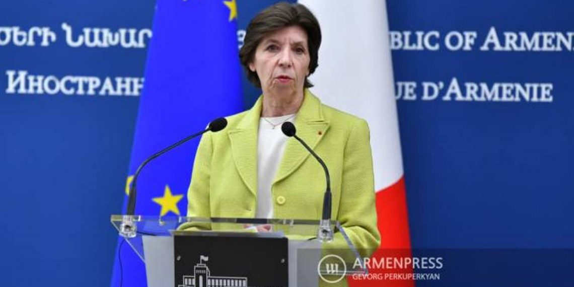 Создание азербайджанского КПП в Лачинском коридоре противоречит соглашению о прекращении огня: Катрин Колонна