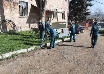 Все подразделения Спасательной службы МВД присоединились к общегосударственному субботнику