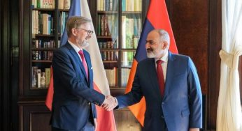 Премьер-министры обсудили вопрос активизации экспорта из Армении в Чехию