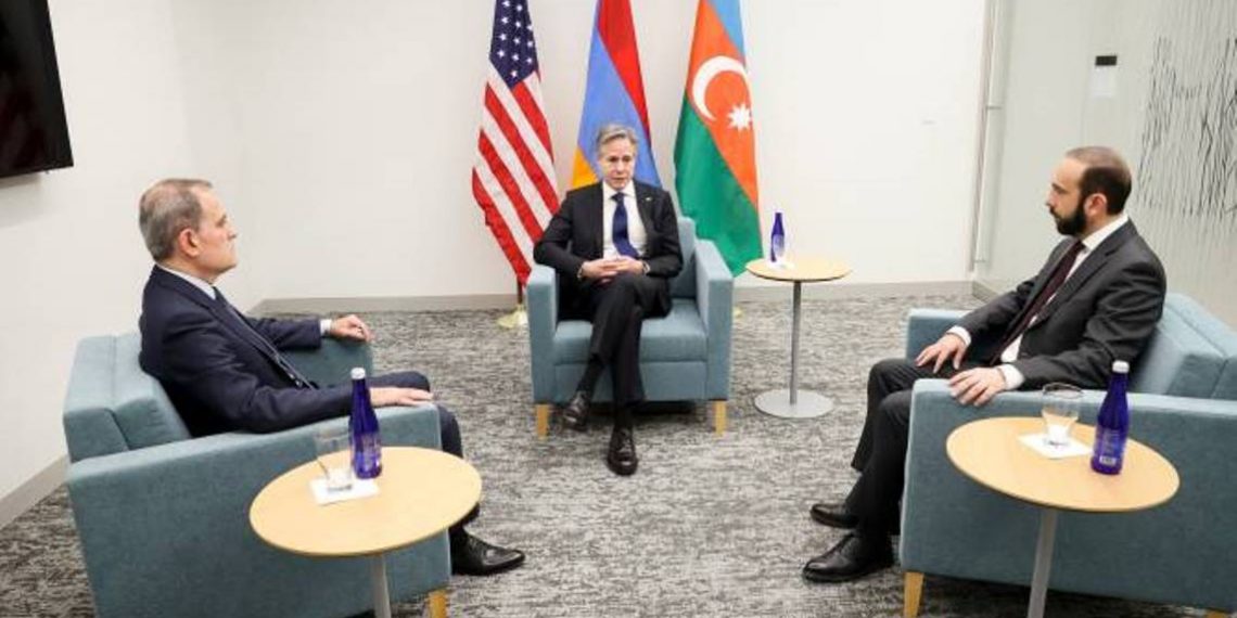 В Арлингтоне состоялась трехсторонняя заключительная встреча Мирзоян-Блинкен- Байрамов