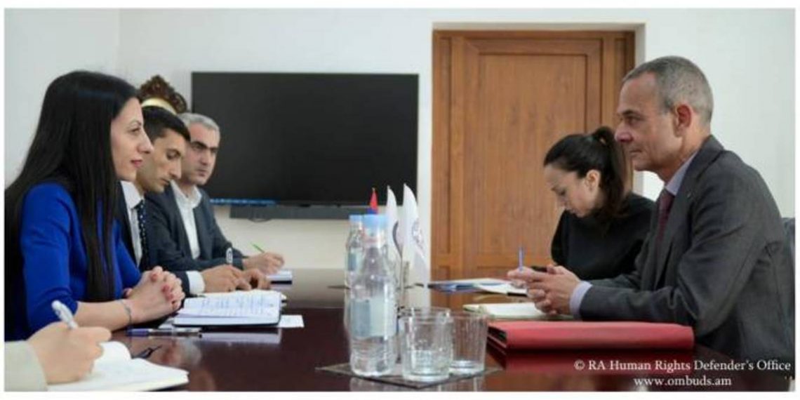 ЗПЧ Армении и глава МККК обсудили вопросы, связанные с сотрудничеством