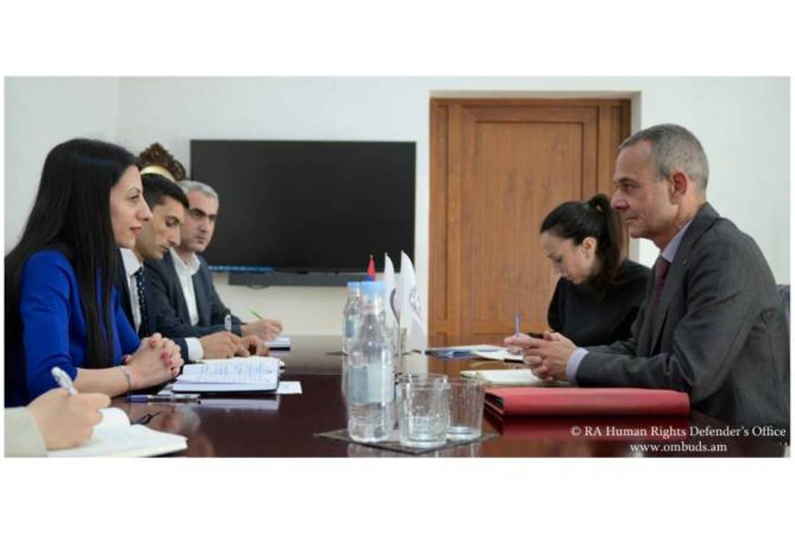 ЗПЧ Армении и глава МККК обсудили вопросы, связанные с сотрудничеством