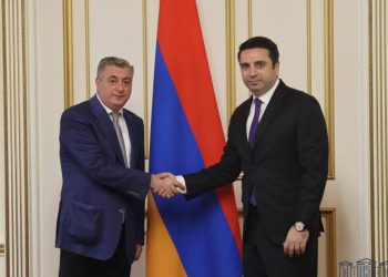 Спикер Парламента Армении принял делегацию во главе с председателем комиссии Парламента Грузии по региональной политике
