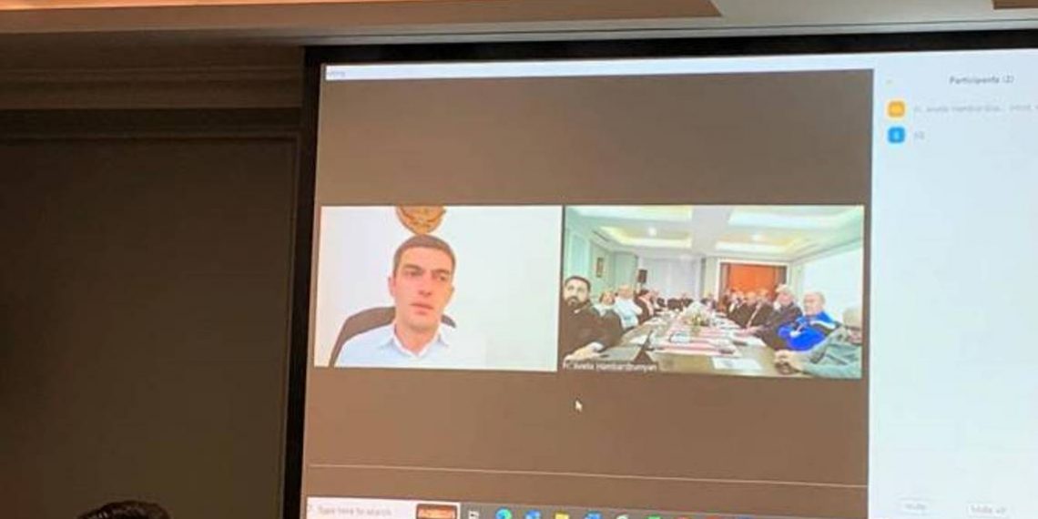 Глава МИД Арцаха в режиме онлайн провел встречу с представителями армянской общины Австралии