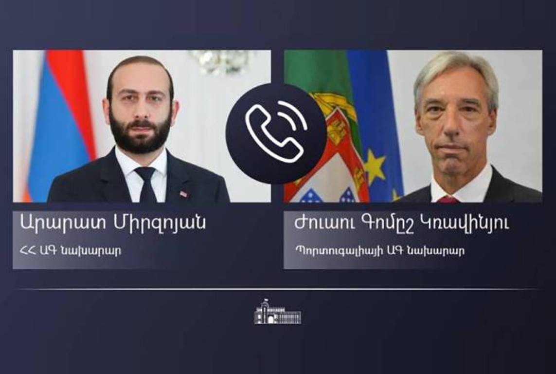 Министр иностранных дел Армении провел телефонный разговор с министром иностранных дел Португалии