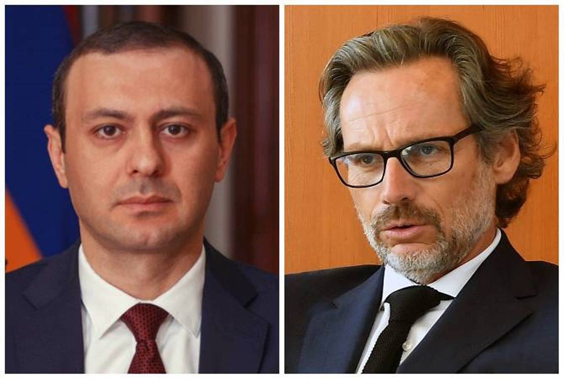 Секретарь Совбеза Армении провел телефонный разговор с советником канцлера ФРГ по внешней политике и безопасности