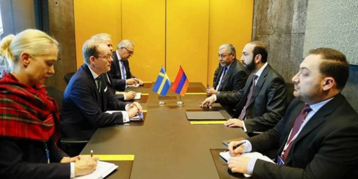 Главы МИД Армении и Швеции обсудили вопросы региональной безопасности