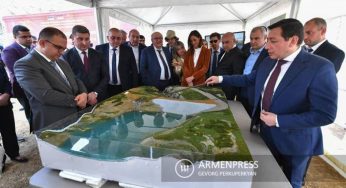 В Ширакской области началось строительство Капского водохранилища: оно продлится 3 года