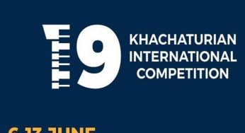 XIX Международный конкурс имени Хачатуряна стартует 6 июня, в день рождения великого армянского композитора.