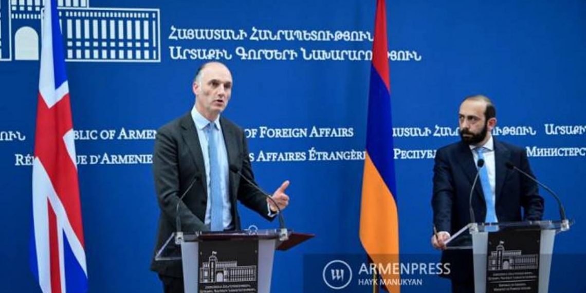 Мирзоян и Докерти отметили важность подписания Соглашения о всеобъемлющем партнерстве Армения–Великобритания