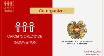 Orion Worldwide Innovations будет сотрудничать с Министерством экономики Армении в организации саммита Orion Summit 2023