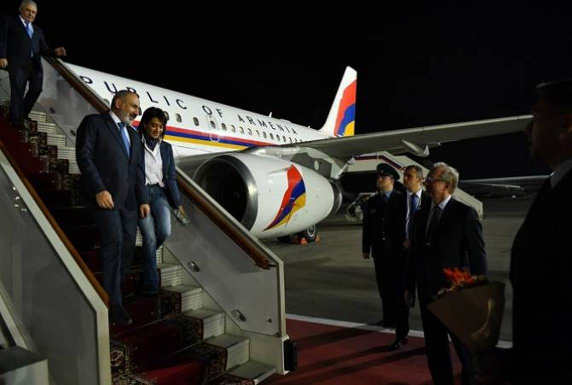 Премьер-министр Армении прибыл в Москву с рабочим визитом
