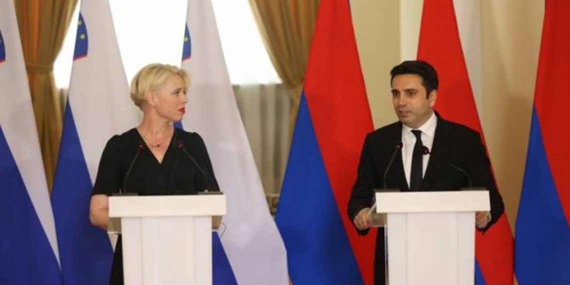 Председатель Национального собрания Армении принял спикера Государственного собрания Словении