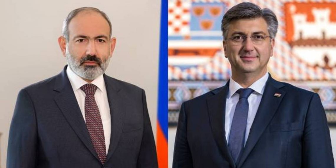 Премьер-министр Армении направил поздравительное послание премьер-министру Хорватии