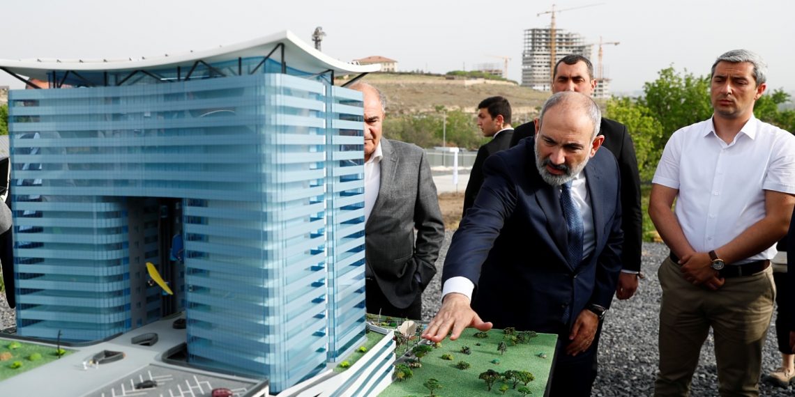 Премьер-министр Пашинян присутствовал на церемонии закладки фундамента технологического центра “Далан” в Ереване