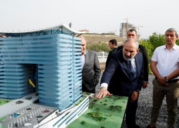 Премьер-министр Пашинян присутствовал на церемонии закладки фундамента технологического центра “Далан” в Ереване